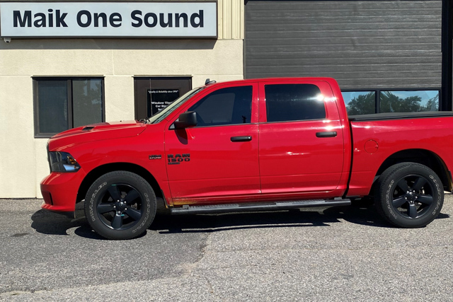 2024 Ram 1500 with luxury automotive window tint in North Bay